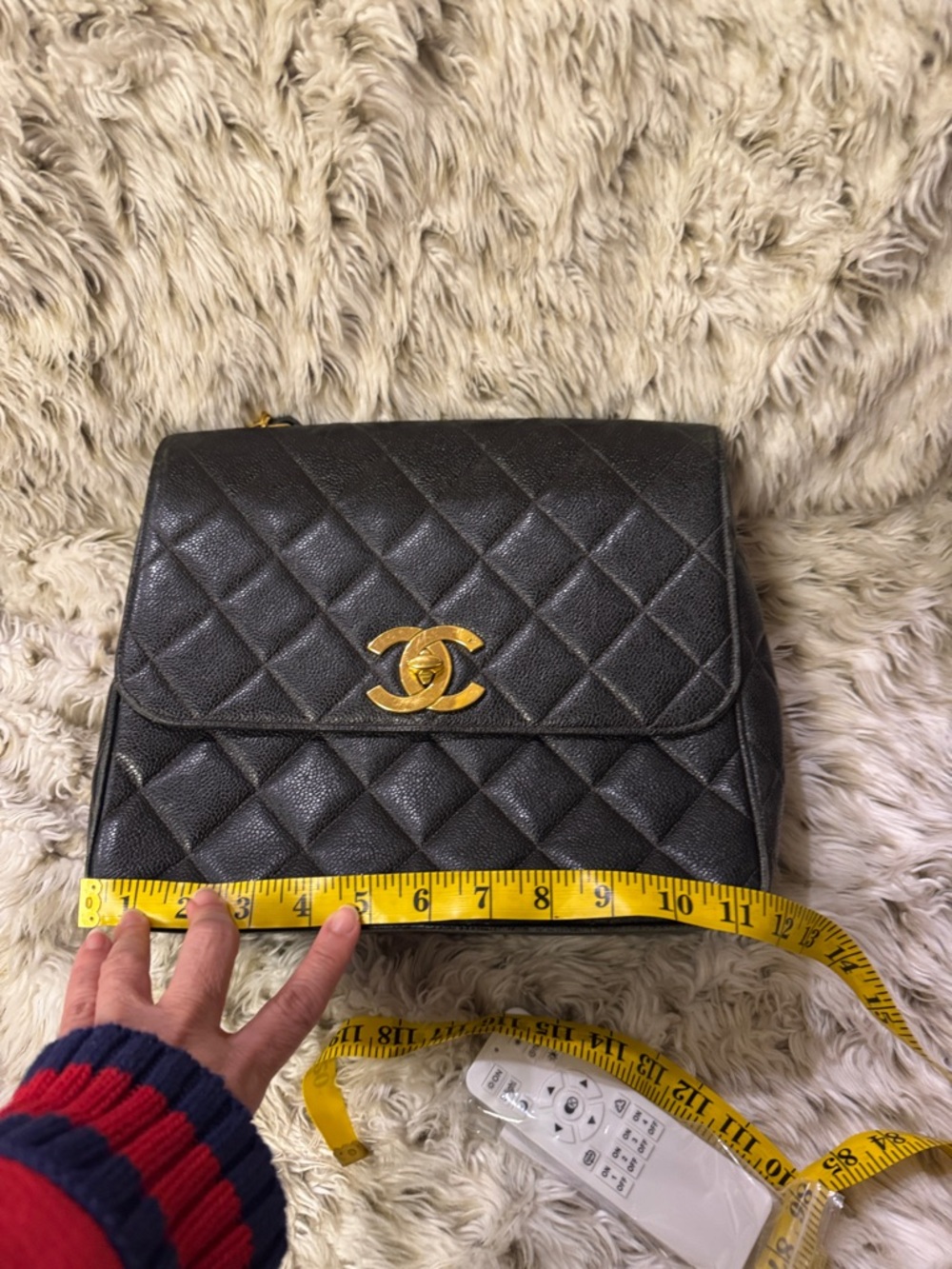 Final price🔥Vintage Black Quilted Shoulder Bag with Gold Chain Strap - Chanel - Picture 15 of 17